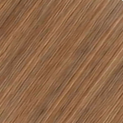 Close-up of the Hazelnut Brown Remy human hair shade with hazelnut reflections