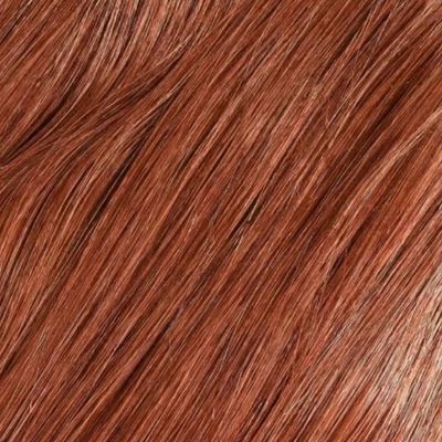Copper Remy human hair ponytail extension shade